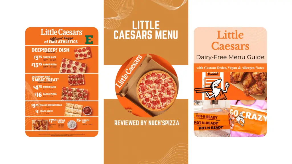 Little Caesars Menu Explore The Delicious Pizza Options Nuchspizza